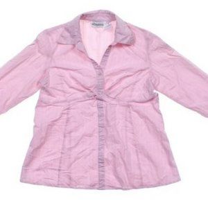 Oh! Mamma Button Down Maternity Shirt - Size S